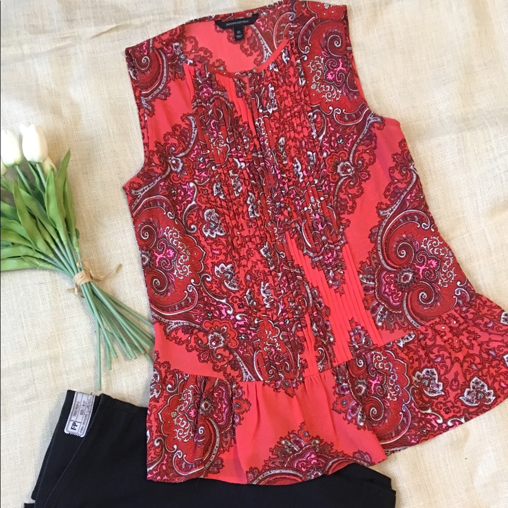 Banana Republic Paisley Top